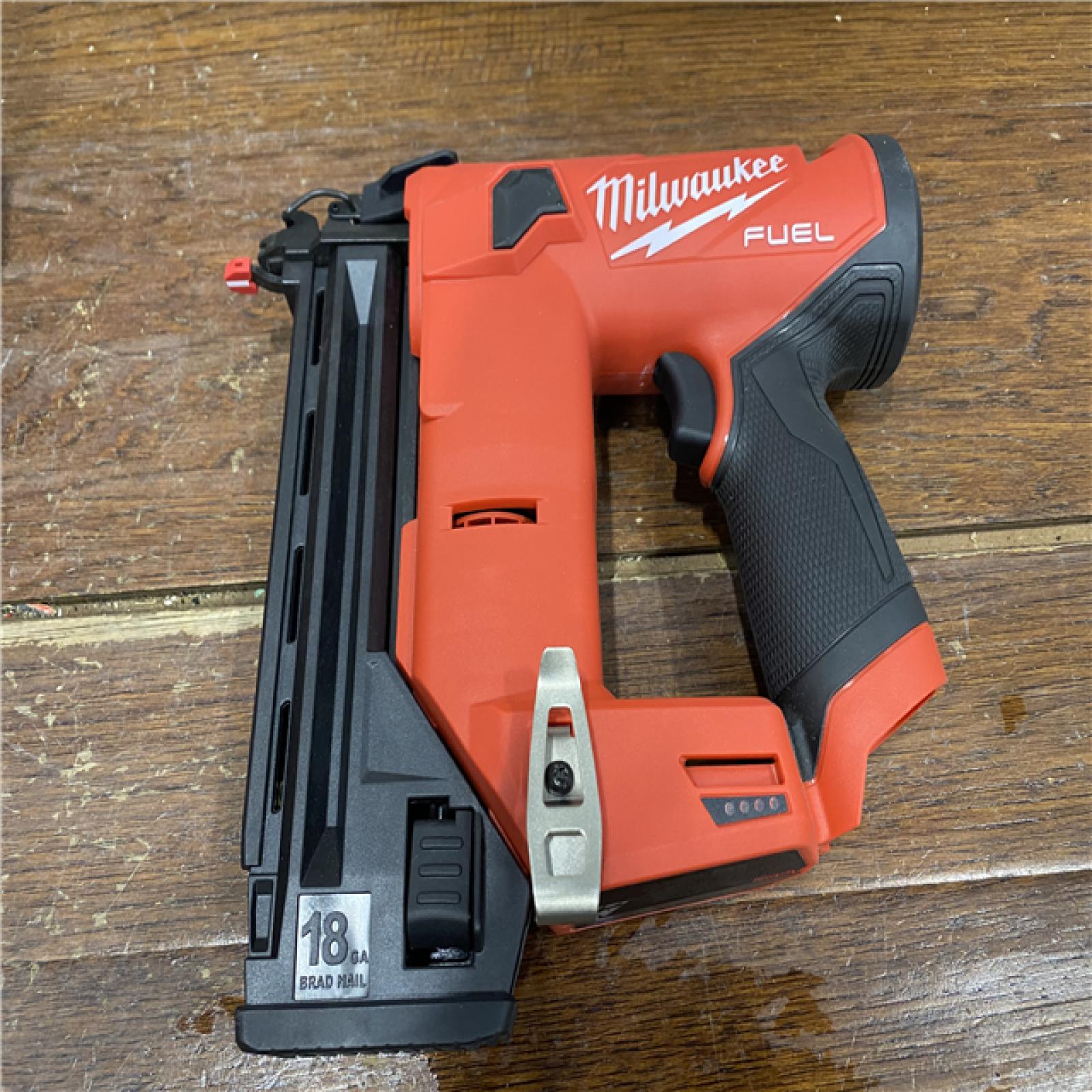 AS-IS M12 FUEL 12-Volt Lithium-Ion Brushless Cordless 18-Guage Compact Brad Nailer (Tool Only)