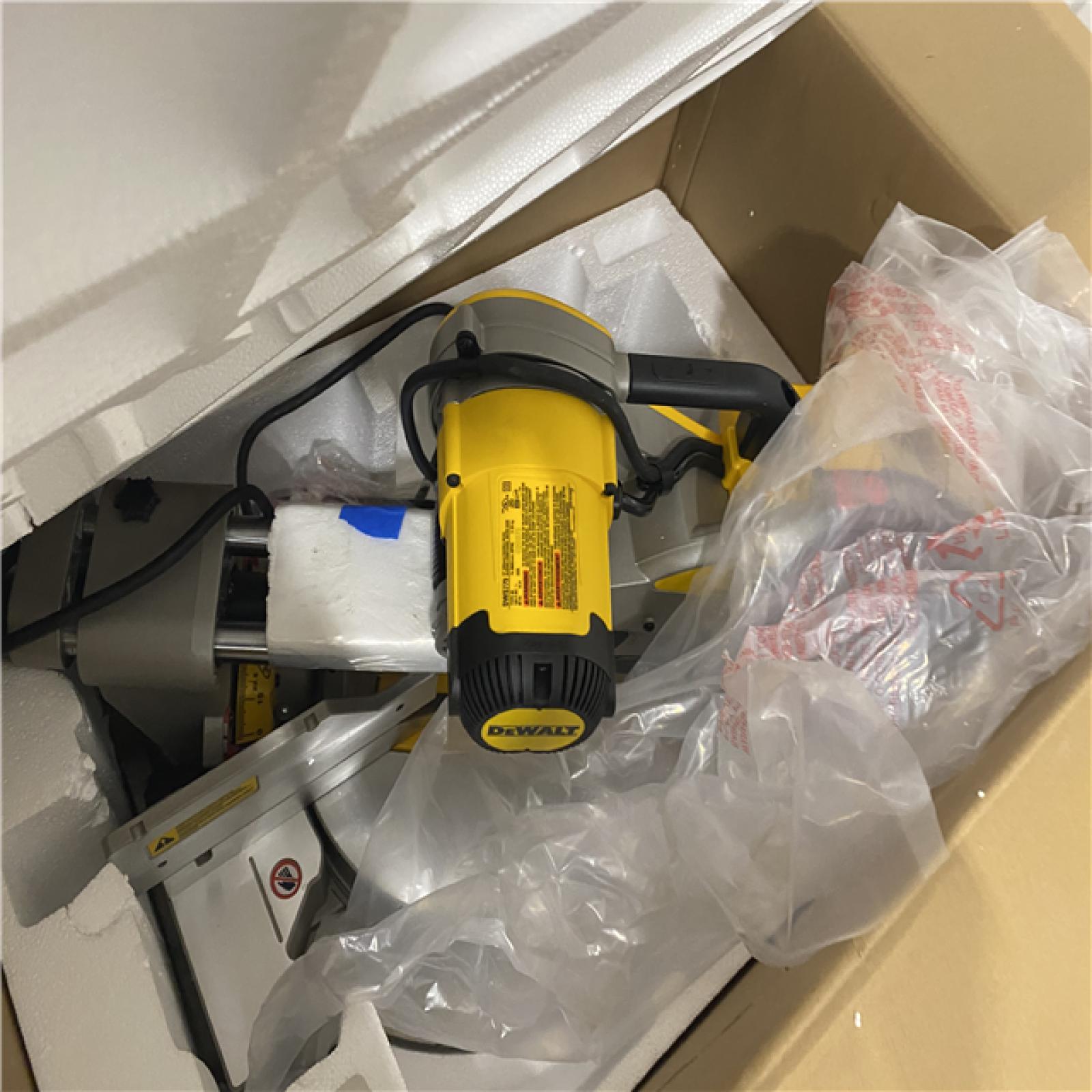 Dallas Location - As-Is DWS779-  DEWALT 15 Amp Corded 12 in. Double Bevel Sliding Compound Miter Saw(Lot Of 2)