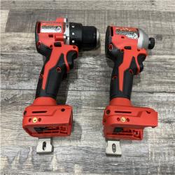 AS-IS Milwaukee 18-Volt Lithium-Ion Brushless Cordless Compact Hammer Drill/Impact Combo Kit
