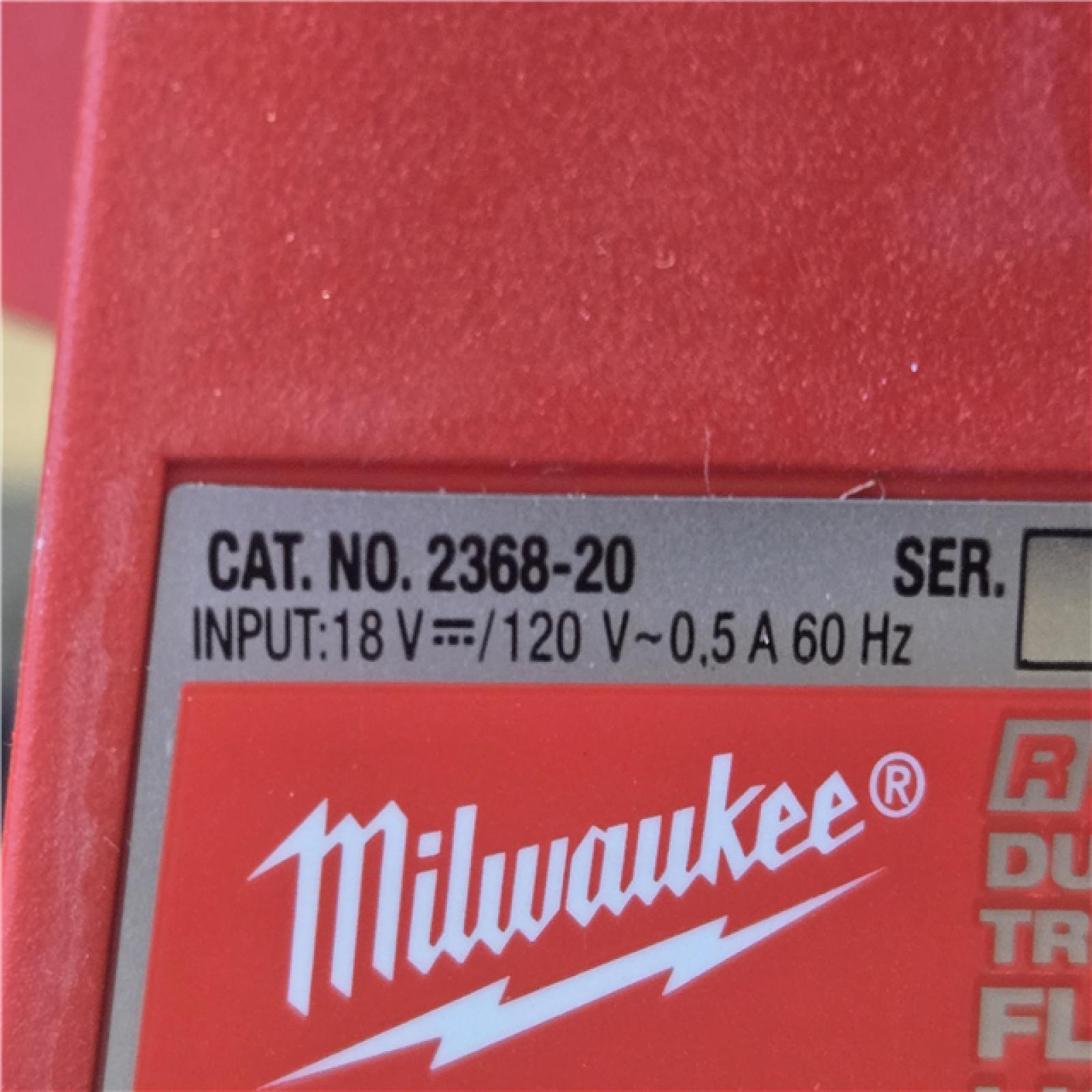 AS-IS Milwaukee 18V Cordless 4500 Lumens ROVER Dual Power Triple-Panel Flood & Area Light (Tool-Only)
