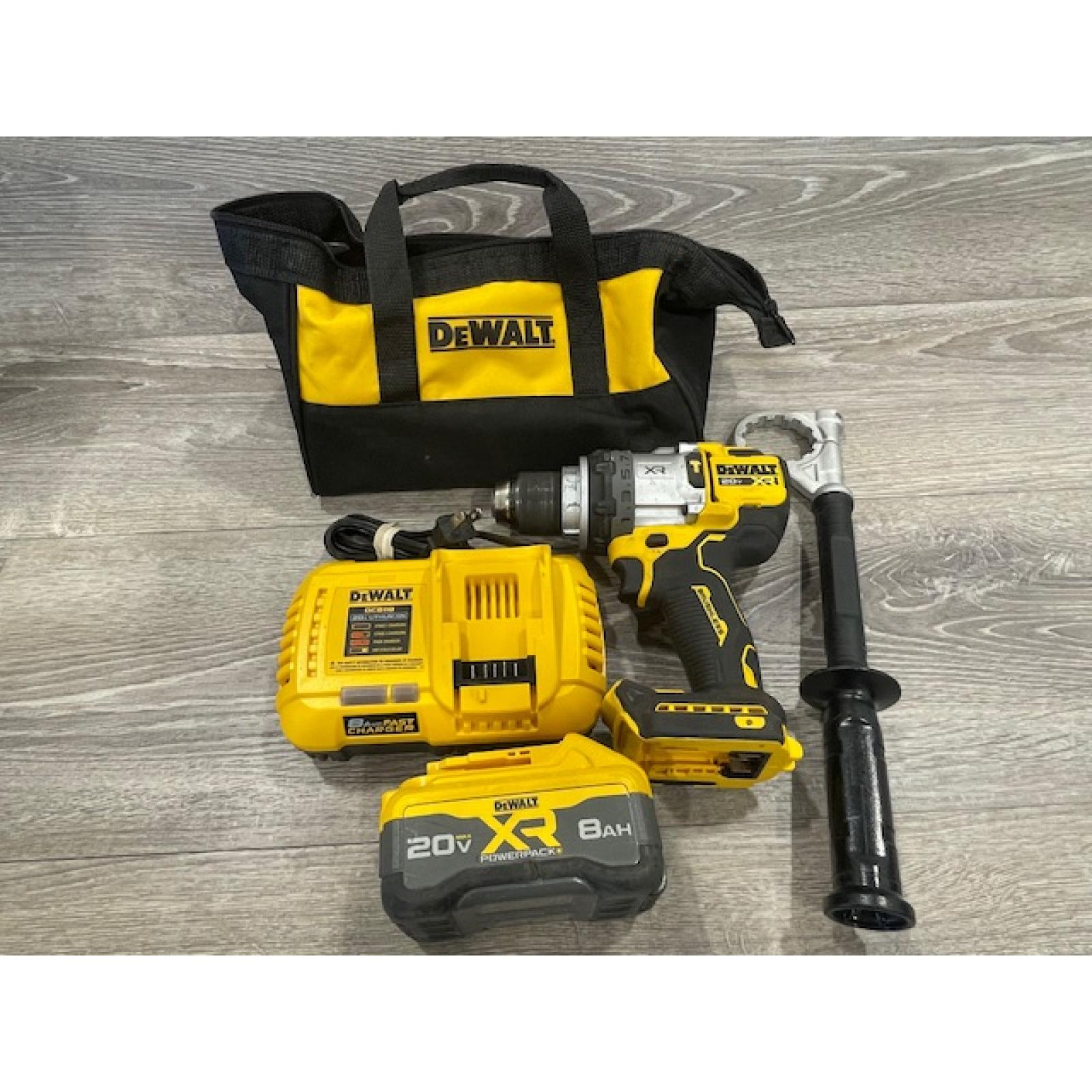 AS-IS DEWALT 20V XR Lithium-Ion Cordless Hammer Drill Kit