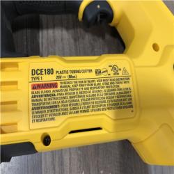AS-IS DEWALT 20V MAX Cordless Plastic Tubing Cutter (Tool Only)