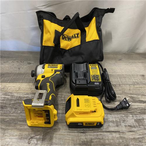 AS-IS DEWALT Atomic 20V Max Lithium-Ion Brushless Cordless Compact 1/4 in. Impact Driver Kit