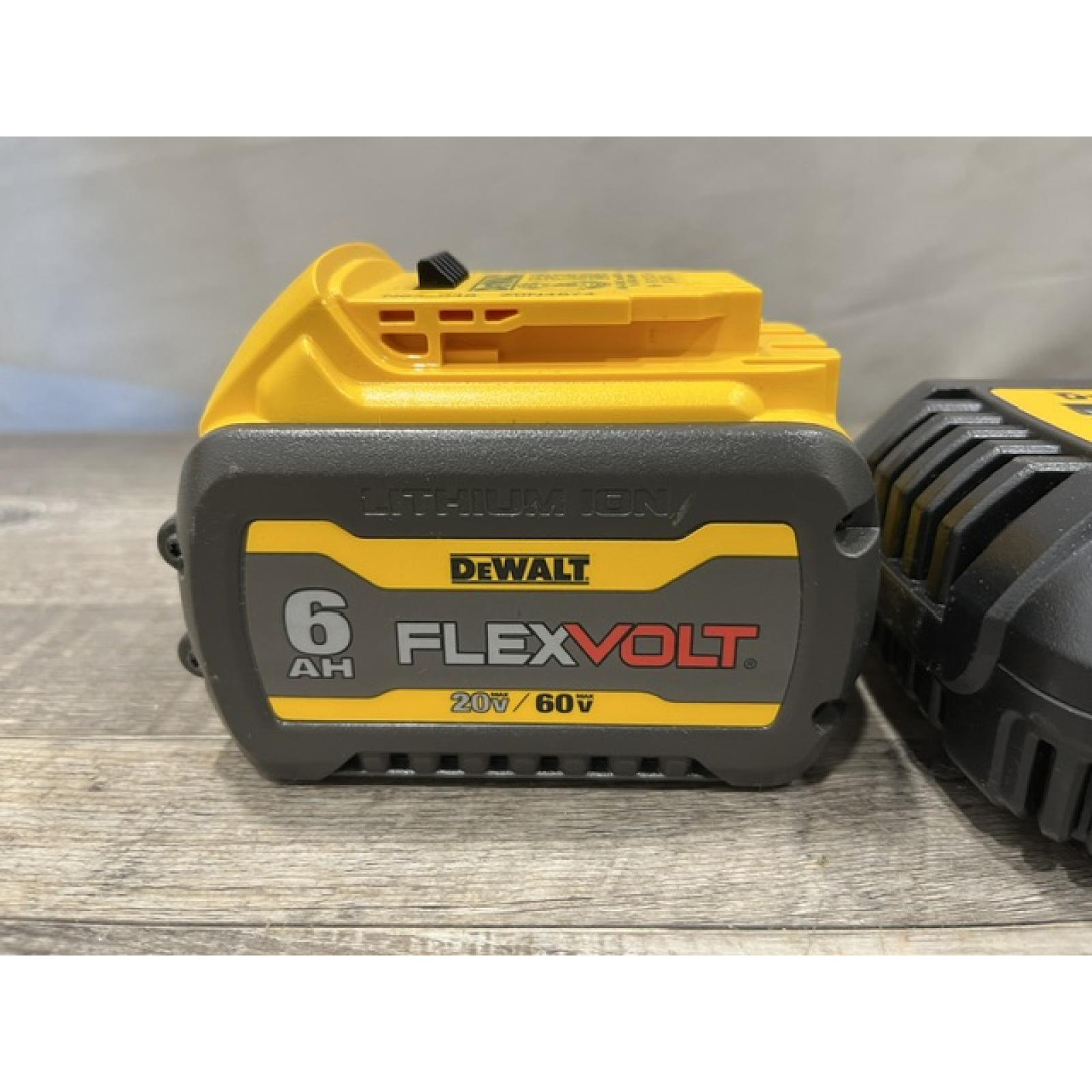 AS-IS DEWALT FLEXVOLT 20V/60V MAX Lithium-Ion 6.0Ah Battery Pack Kit