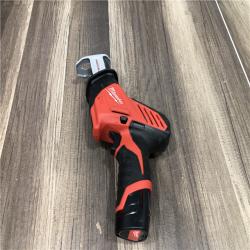 AS-IS Milwaukee 12V Lithium-Ion HACKZALL Cordless Reciprocating Saw Kit