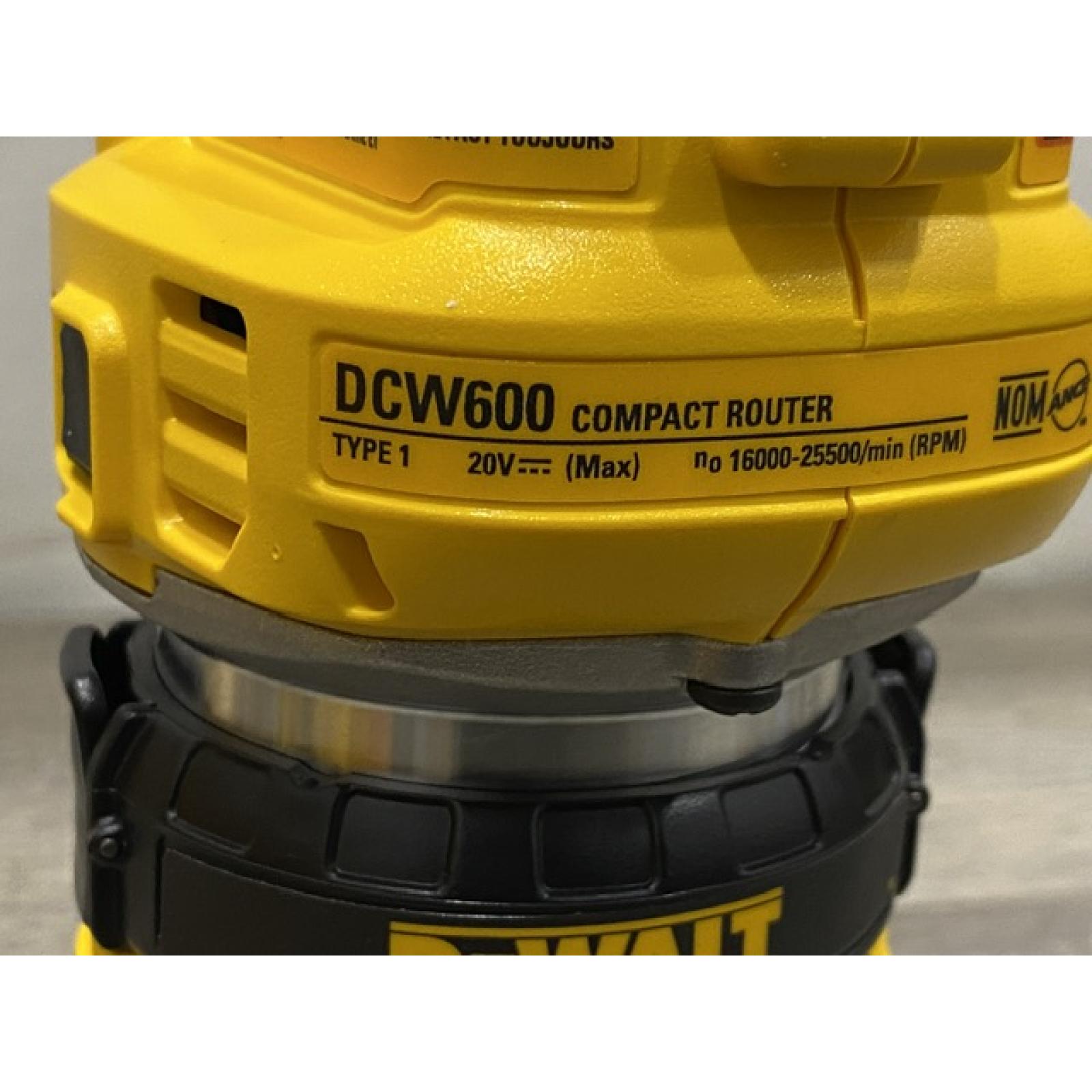 AS-IS DEWALT 20V MAX XR Cordless Brushless Fixed Base Compact Router (Tool Only)
