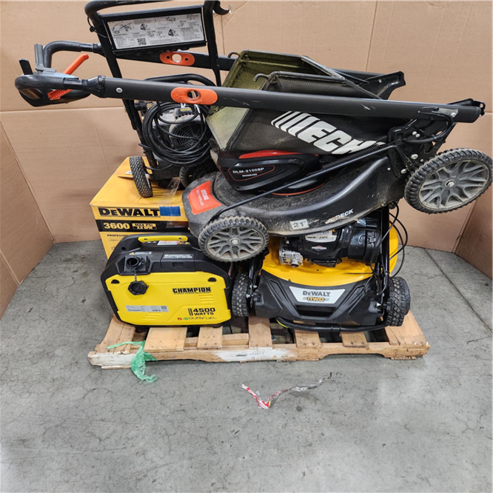 California AS-IS Outdoor Power Equipment