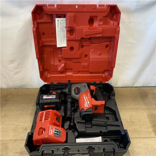 AS-IS Milwaukee FUEL 18V Lithium-Ion Brushless 1 in. Cordless SDS-Plus Rotary Hammer Kit