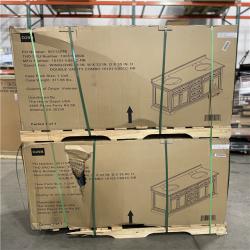 DALLAS LOCATION- AS-IS Home Decorators Collection  Windlowe 61 in. Double Sink Bath Vanity PALLET (2 UNITS)