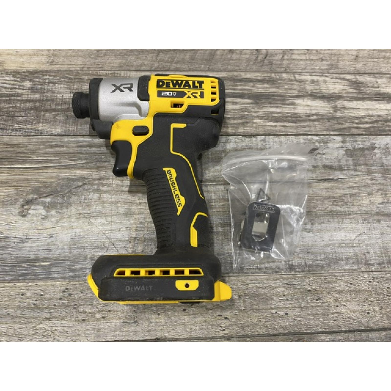 AS-IS DEWALT 20-Volt Maximum XR Cordless Brushless 1/4 in. 3-Speed Impact Driver (Tool-Only)