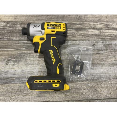 AS-IS DEWALT 20-Volt Maximum XR Cordless Brushless 1/4 in. 3-Speed Impact Driver (Tool-Only)