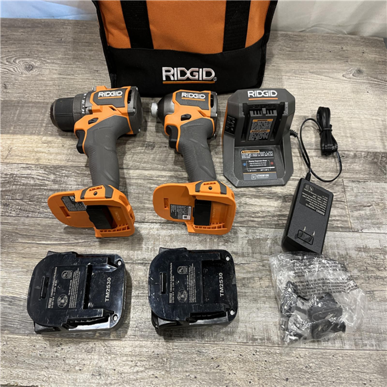 AS-IS RIDGID 18V SubCompact Brushless 2-Tool Combo Kit