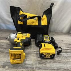 AS-IS DEWALT 20V MAX Lithium-Ion Cordless 1/2 in. Impact Wrench Kit