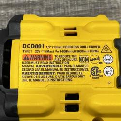 AS-IS DEWALT 20V XR Lithium-Ion Cordless Brushless 1/2 in. Drill/Driver Kit