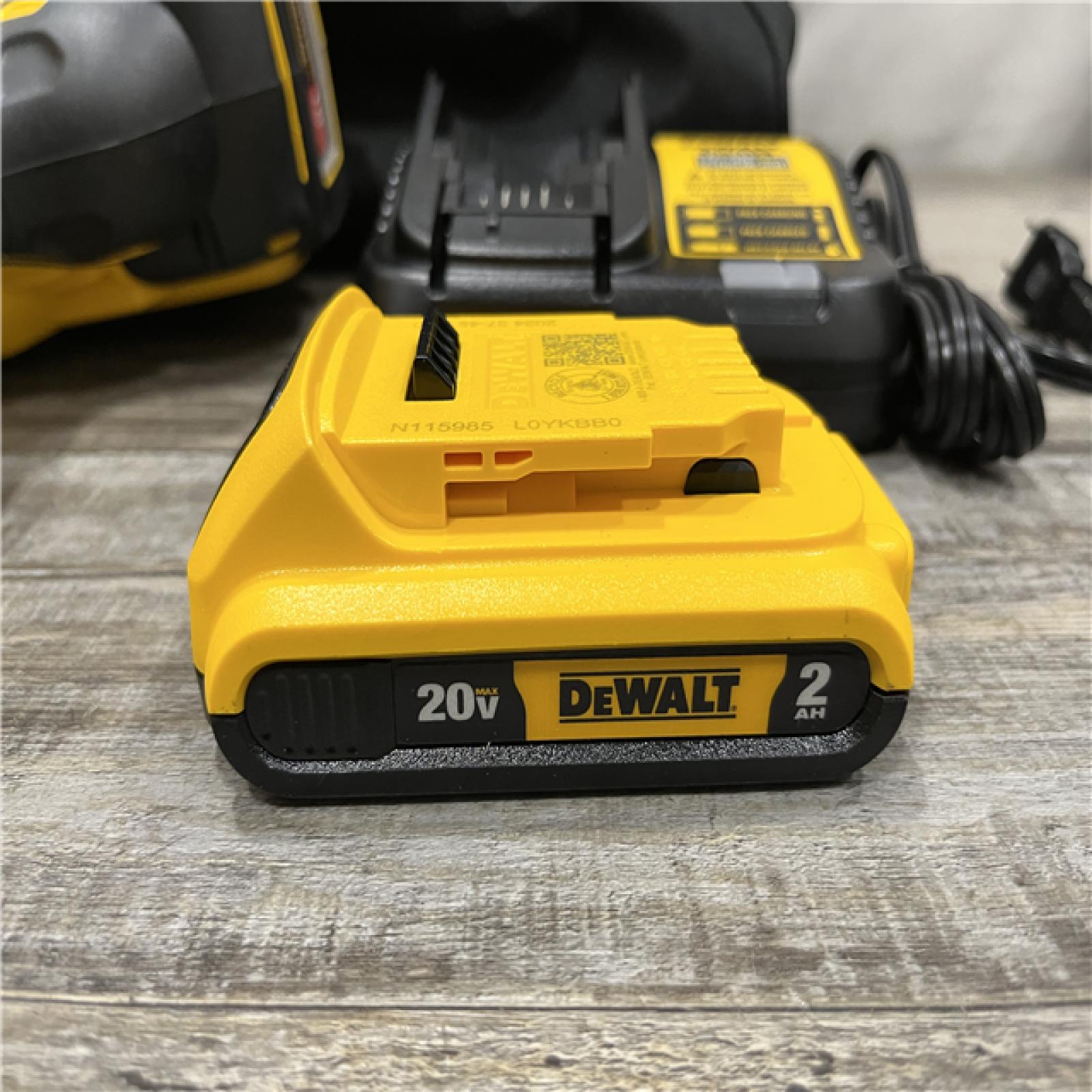 AS-IS DEWALT 20V MAX XR Lithium-Ion Cordless 18-Gauge Narrow Crown Stapler Kit