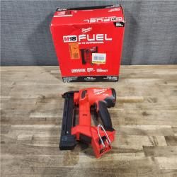 HOUSTON LOCATION - AS-IS (APPEARS LIKE NEW) MILWAUKEE FUEL 18-Volt Lithium-Ion Brushless Cordless 18-Gauge 1/4 in. Narrow Crown Stapler (Tool-Only)