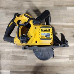 HOUSTON LOCATION - AS-IS DEWALT FLEXVOLT 60V MAX Cordless Brushless 7-1/4 in. Wormdrive Style Circular Saw (Tool Only)