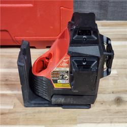 HOUSTON LOCATION - AS-IS Milwaukee  12-Volt Lithium-Ion Cordless Green 250 ft. 3-Plane Laser Level Kit