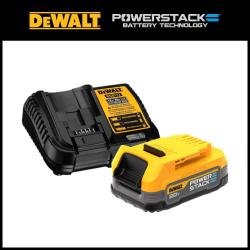 NEW - DEWALT 20V MAX XR POWERSTACK Lithium-Ion Battery Starter Kit with 1.7Ah Battery and Charger
