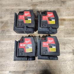 HOUSTON LOCATION - AS-IS MILWAUKEE 4 TOOL COMBO KIT