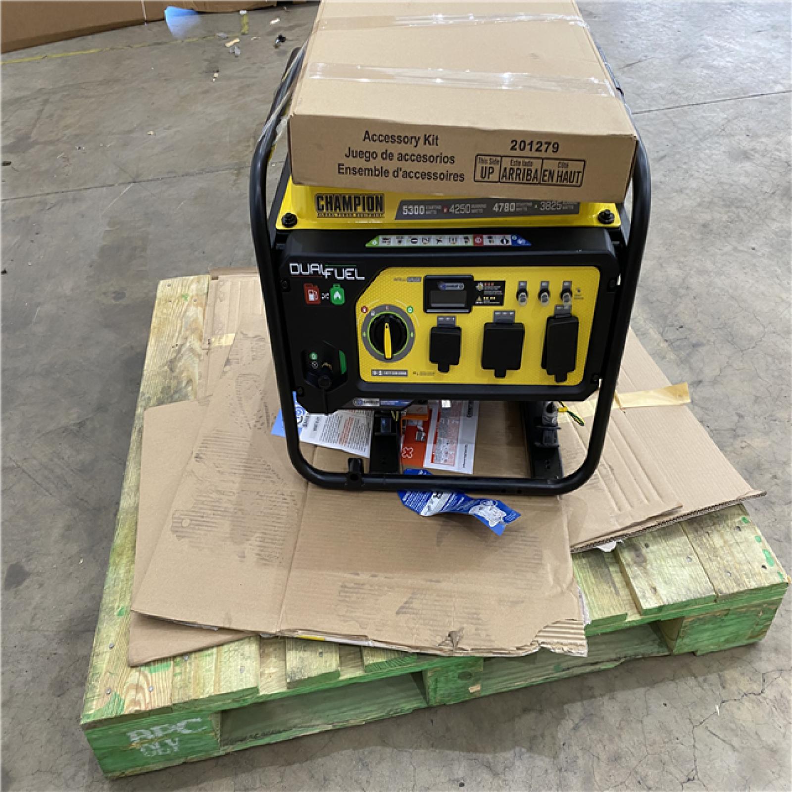 Houston Location - AS-IS Champion 4250 Running Watts Generator