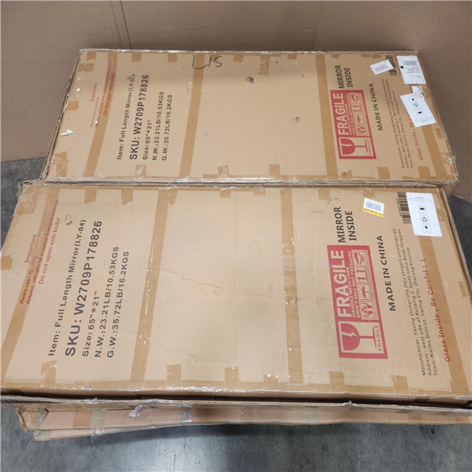 Phoenix AS-IS Mixed Full body Mirror Pallet of 12