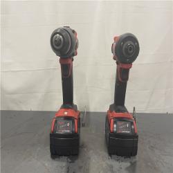 AS-IS- MILWAUKEE FUEL 18V Lithium-Ion Brushless Cordless Hammer Drill and Impact Driver Combo Kit