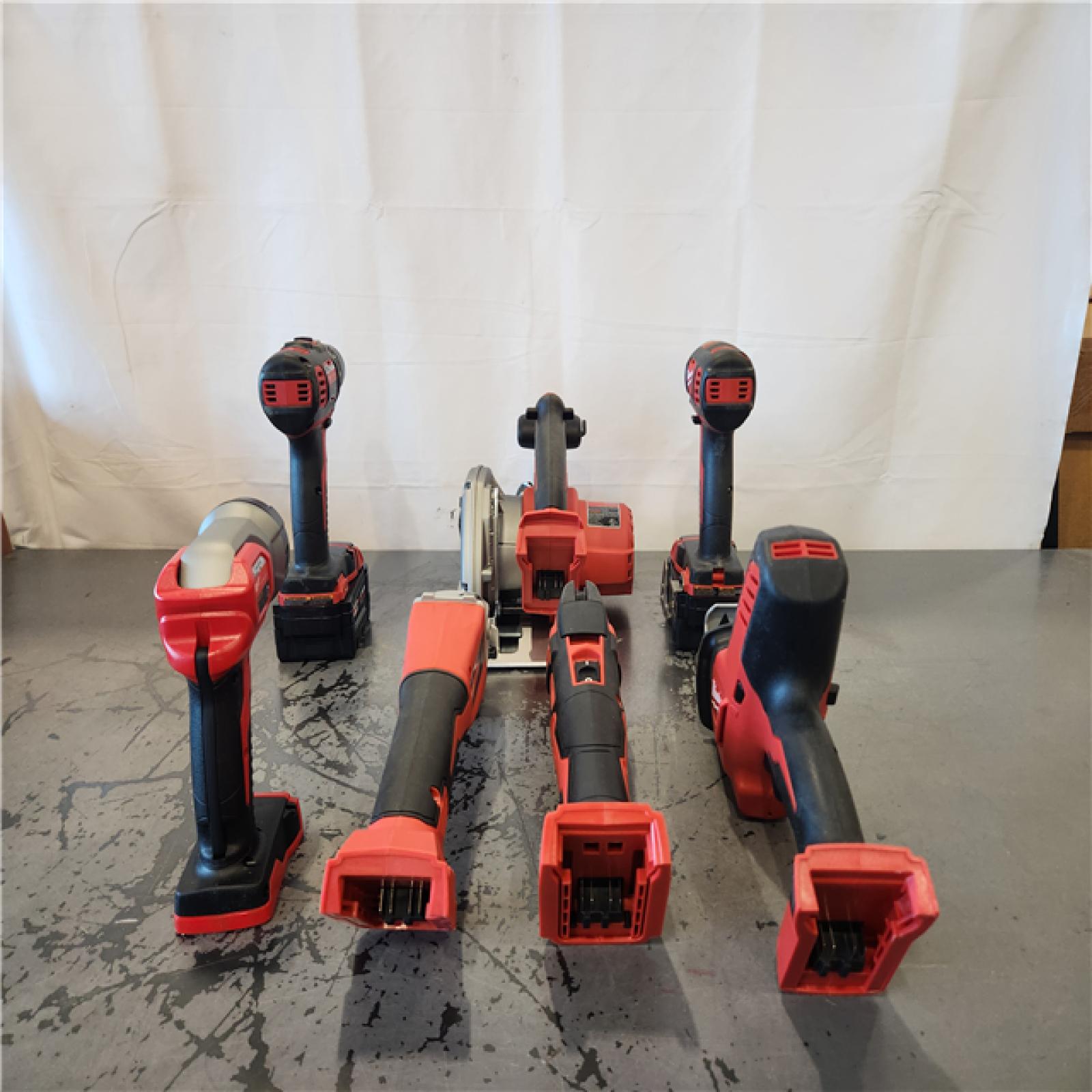 AS-IS- Milwaukee 18-Volt Lithium-Ion Cordless (7-Tool) Combo Kit