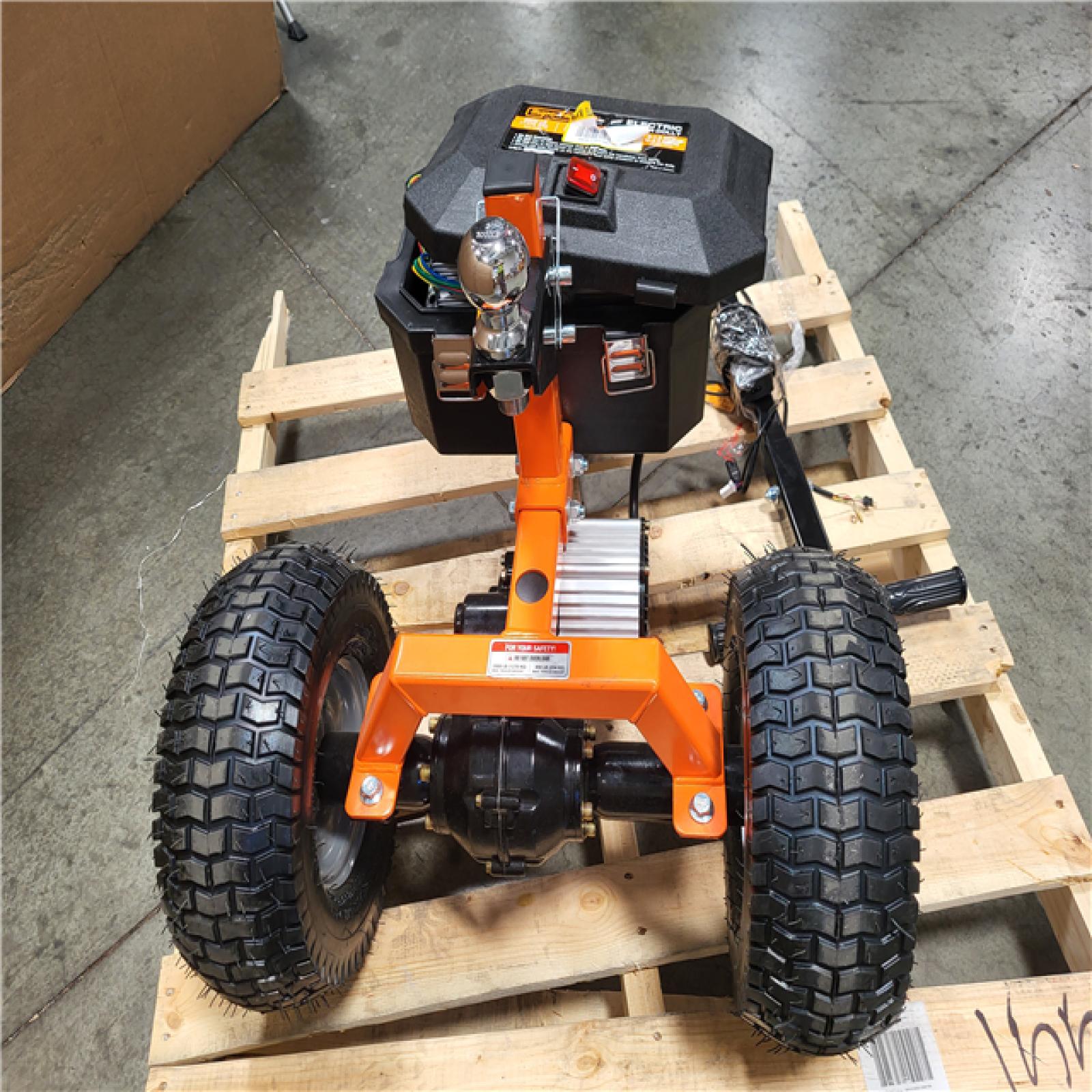 CALIFORNIA AS-IS 2800 lb. Electric Trailer Dolly Universal Hitch