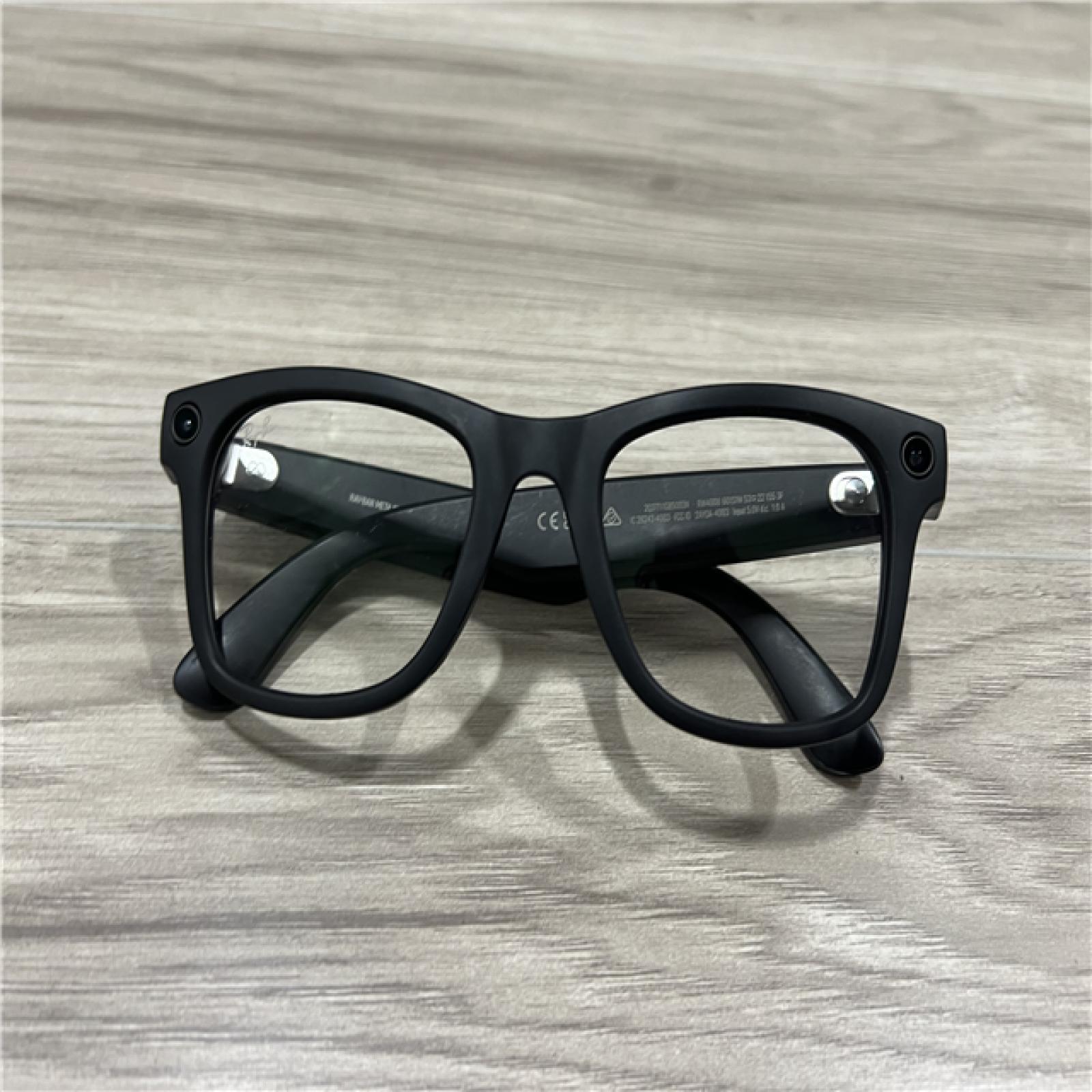 AS-IS Ray-Ban Meta Wayfarer RW4006 - Rectangle Square Black