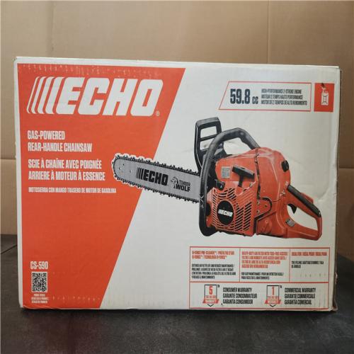 Phoenix NEW ECHO 20 in. 59.8 cc Gas 2-Stroke Rear Handle Timber Wolf Chainsaw