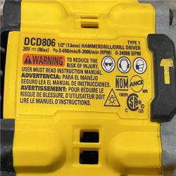 AS-IS DEWALT 20V XR Brushless Cordless 1/2 in. Hammer Drill (Tool-Only)