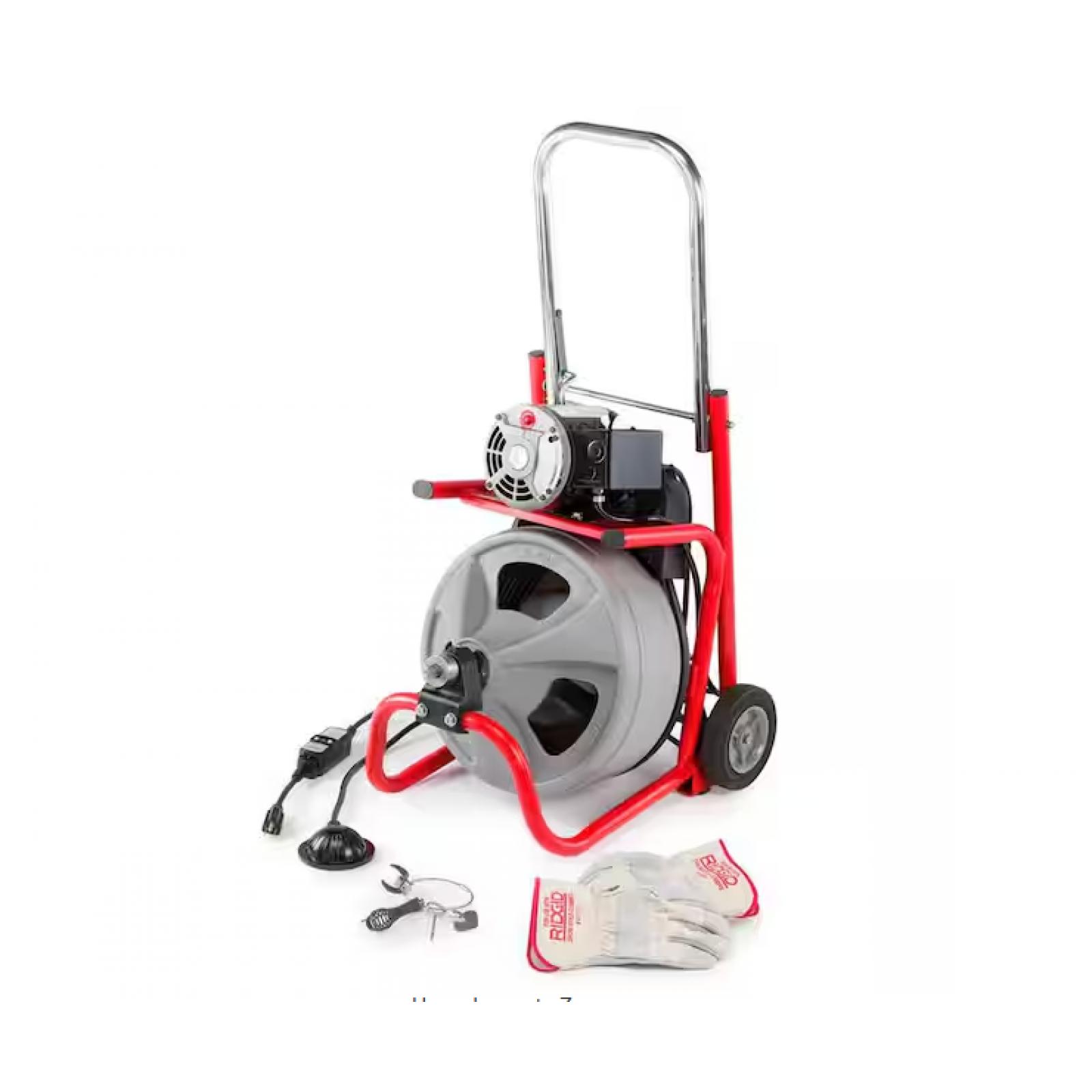 DALLAS LOCATION - RIDGID K-400 Drain Cleaning Snake Auger 120-Volt Drum Machine