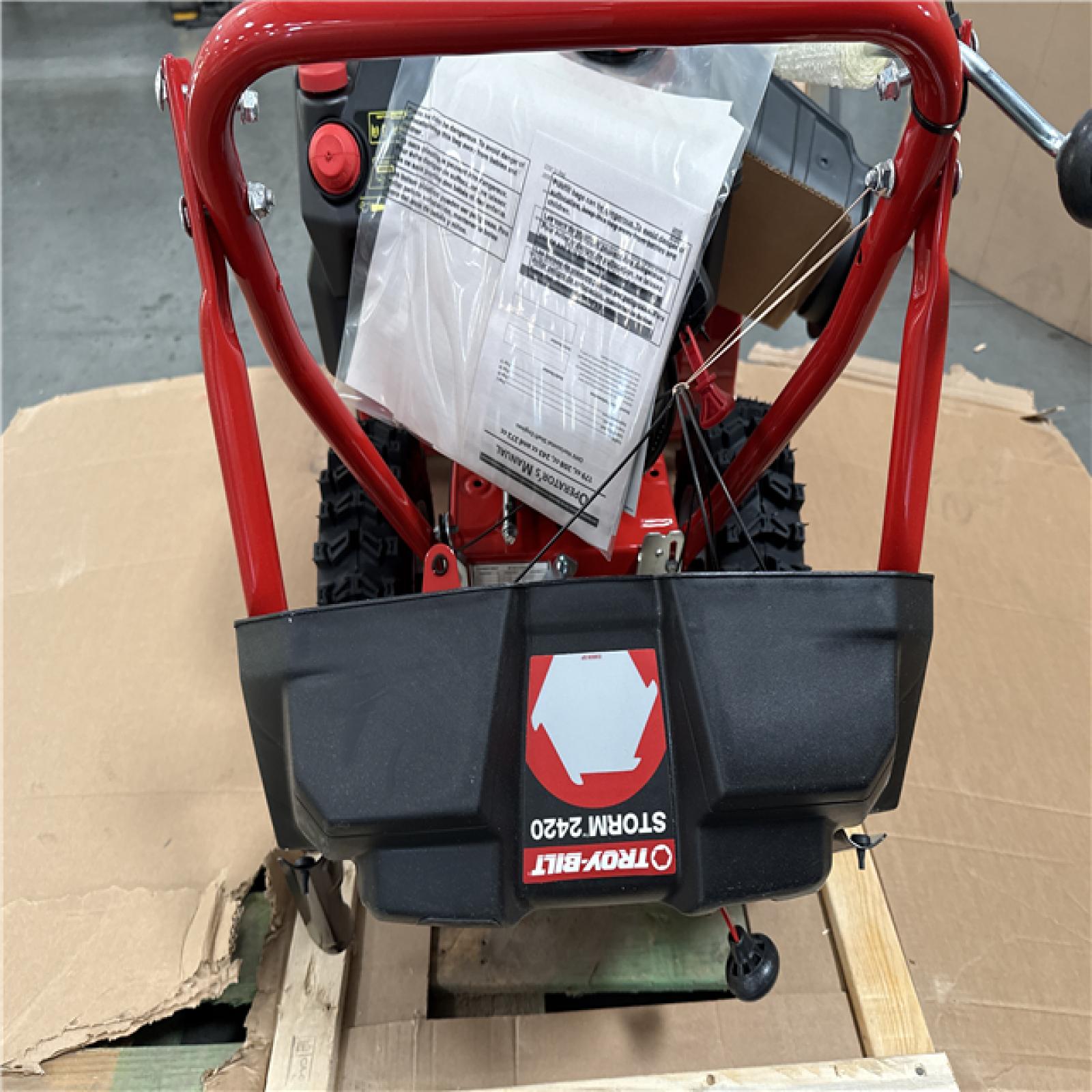 California AS-IS Troy-Bilt Storm 2420 Snow Blower; Appears in Like New Condition