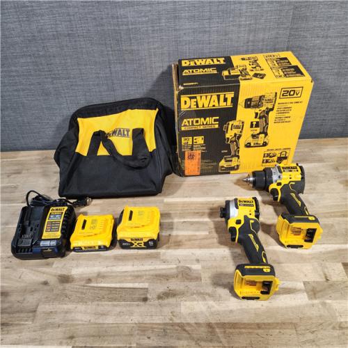 HOUSTON LOCATION - AS-IS DEWALT 2 TOOL COMBO KIT W/ (2) BATTERY & CHARGER
