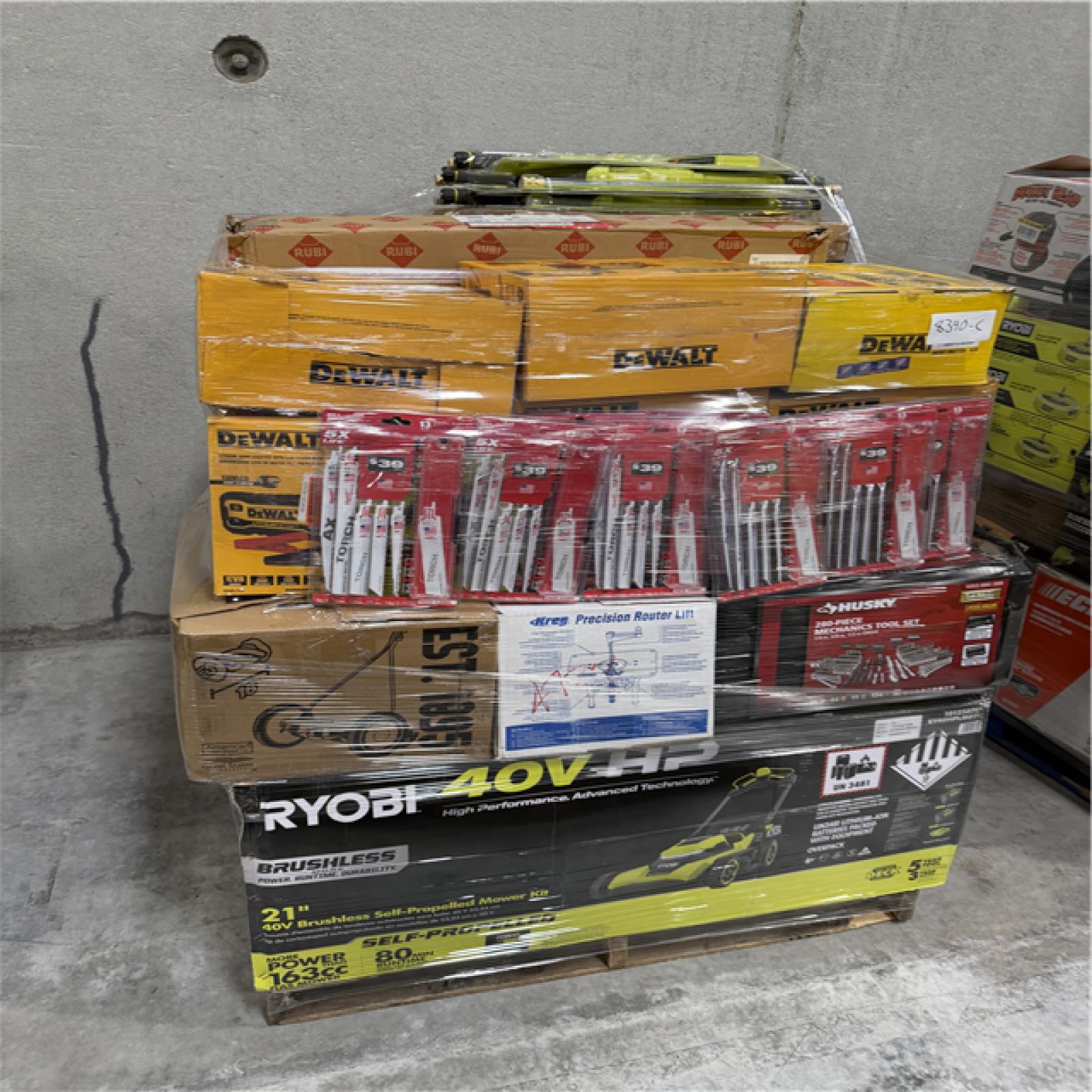 Atlanta Location AS-IS Tools Partial Truckload (8 Pallets) 8340-C