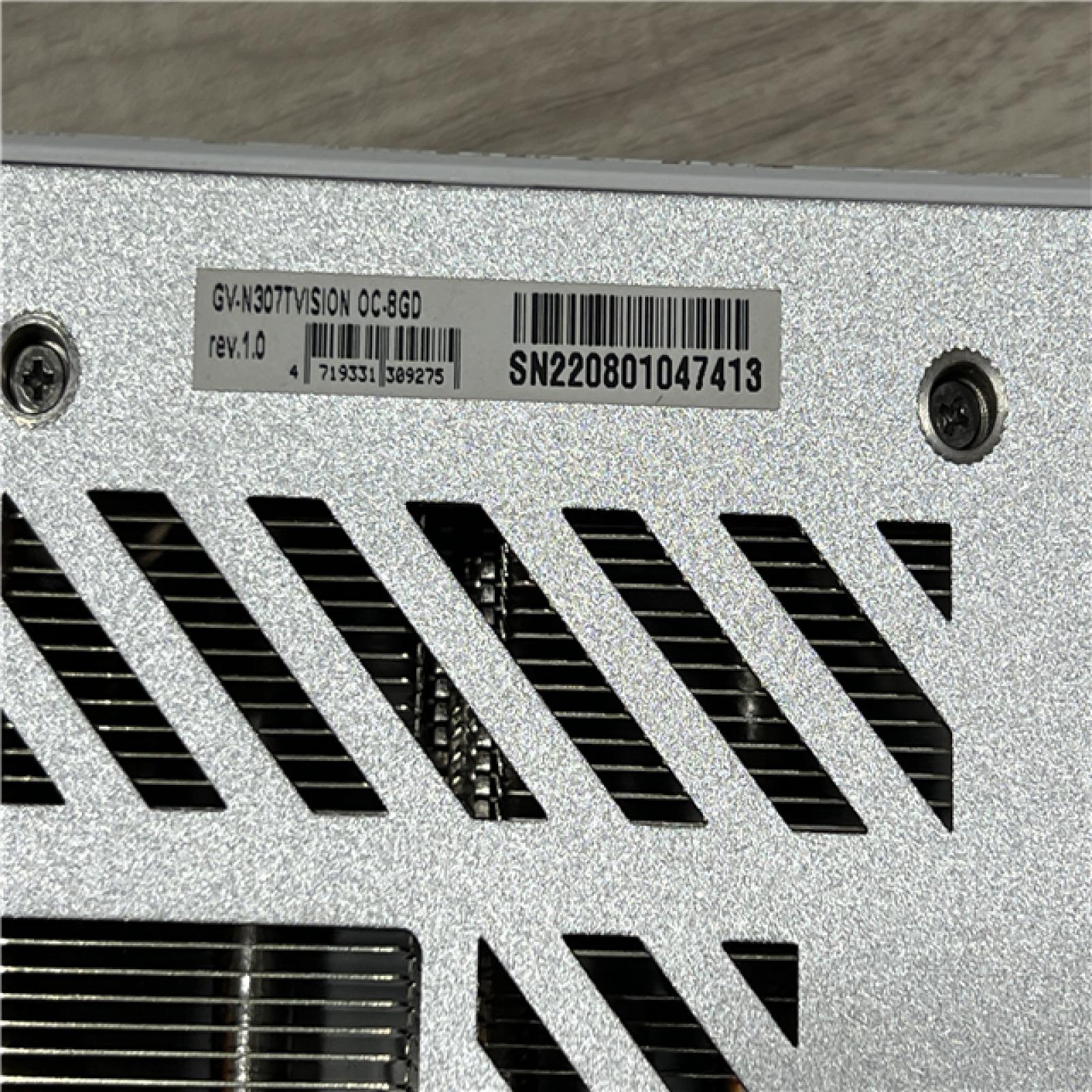 AS-IS Gigabyte GeForce RTX 3070 Ti Vision OC 8G GDDR6X Graphics Card