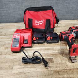 HOUSTON LOCATION - AS - IS Milwaukee 2 Tool Combo Kit W/ (2) Battery & Charger