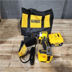 Houston Location AS-IS DEWALT ATOMIC 20V MAX Lithium-Ion Cordless 1/4 in. Brushless Impact Driver Kit