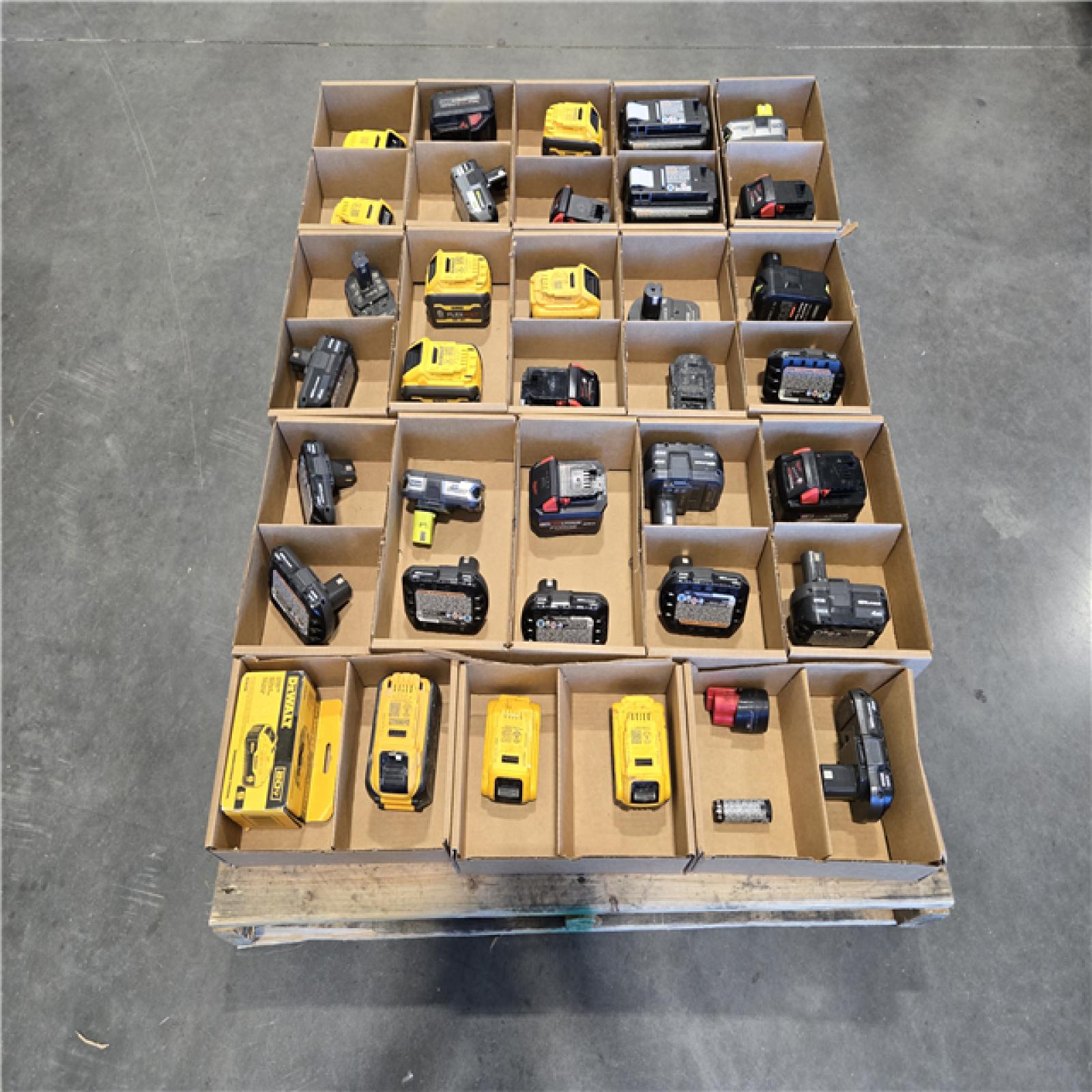 DALLAS LOCATION AS-IS- BATTERY PALLET