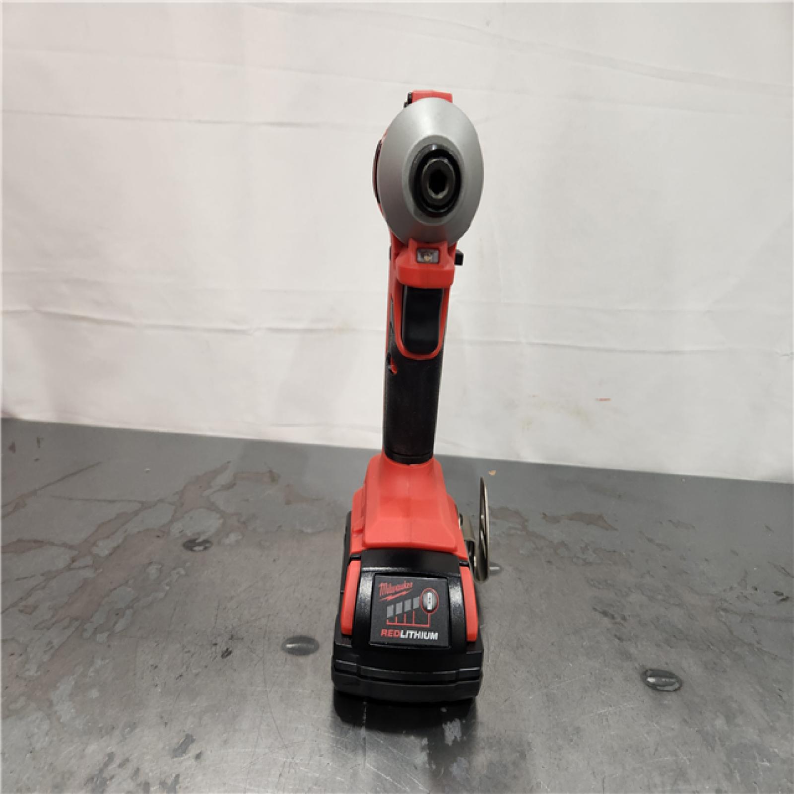 AS-IS- Milwaukee M18 Compact Brushless 1/4  Hex Impact Driver Kit