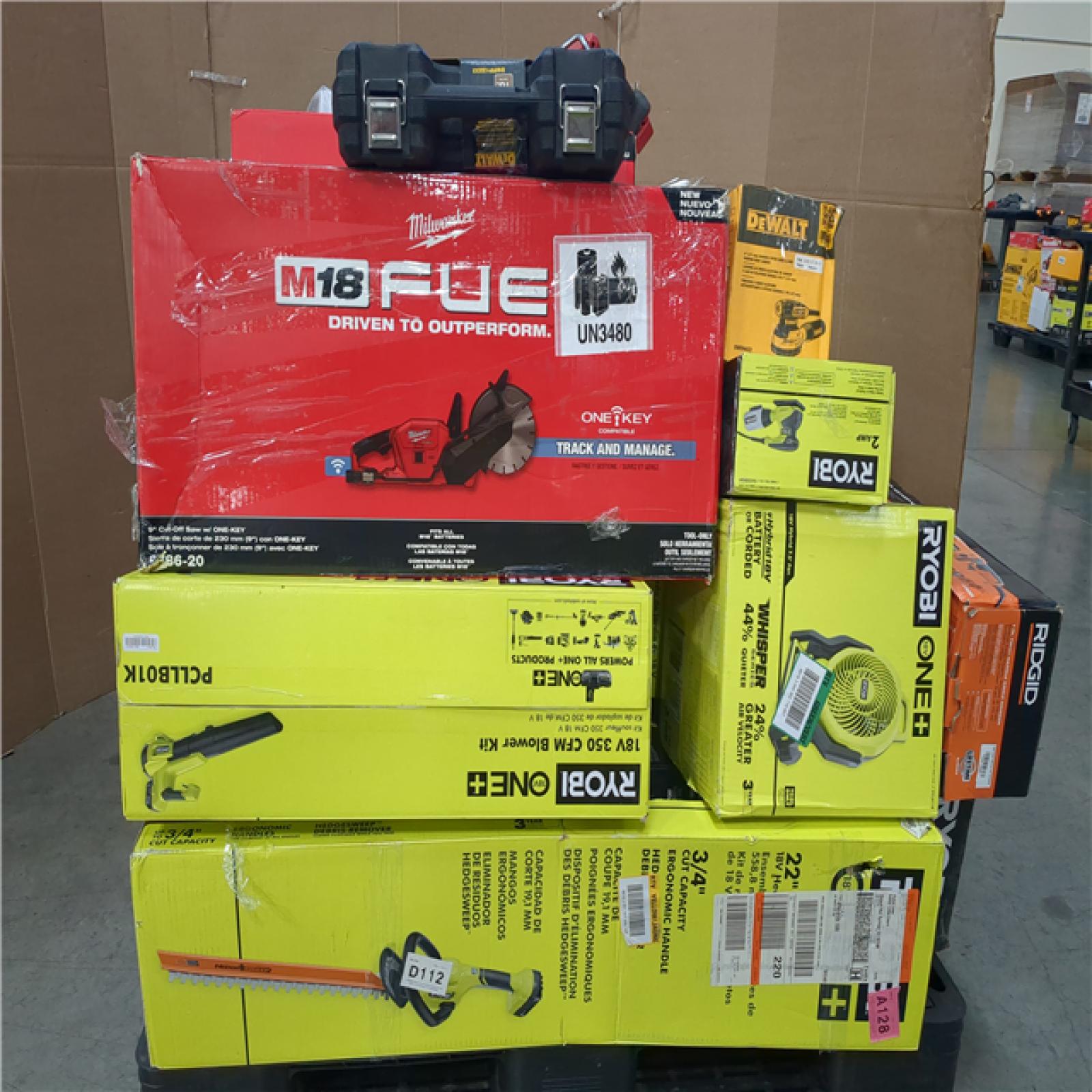 CALIFORNIA AS-IS TOOL PALLET