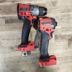 HOUSTON LOCATION - AS-IS MILWAUKEE FUEL 18V Lithium-Ion Brushless Cordless Hammer Drill and Impact Driver Combo Kit (2-Tool) with 2 Batteries