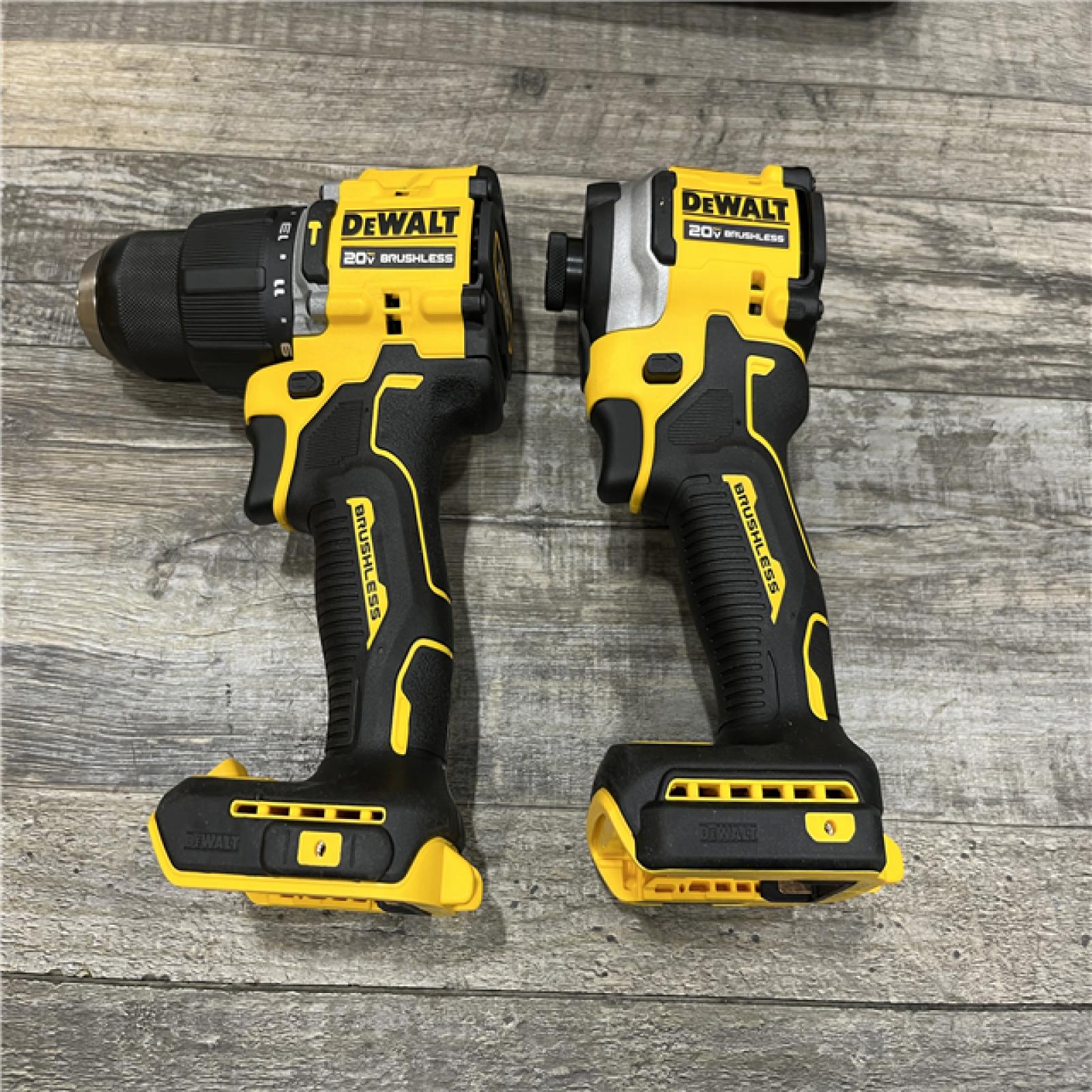 AS-IS DEWALT ATOMIC 20V MAX Lithium-Ion Cordless 2-Tool Combo Kit