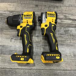 AS-IS DEWALT ATOMIC 20V MAX Lithium-Ion Cordless 2-Tool Combo Kit