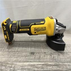 AS-IS DEWALT 20V MAX XR Cordless Brushless 4.5 in. Slide Switch Small Angle Grinder with Kickback Brake (Tool Only)
