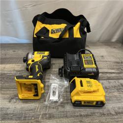 AS-IS DEWALT Atomic 20V Max Lithium-Ion Brushless Cordless Compact 1/4 in. Impact Driver Kit