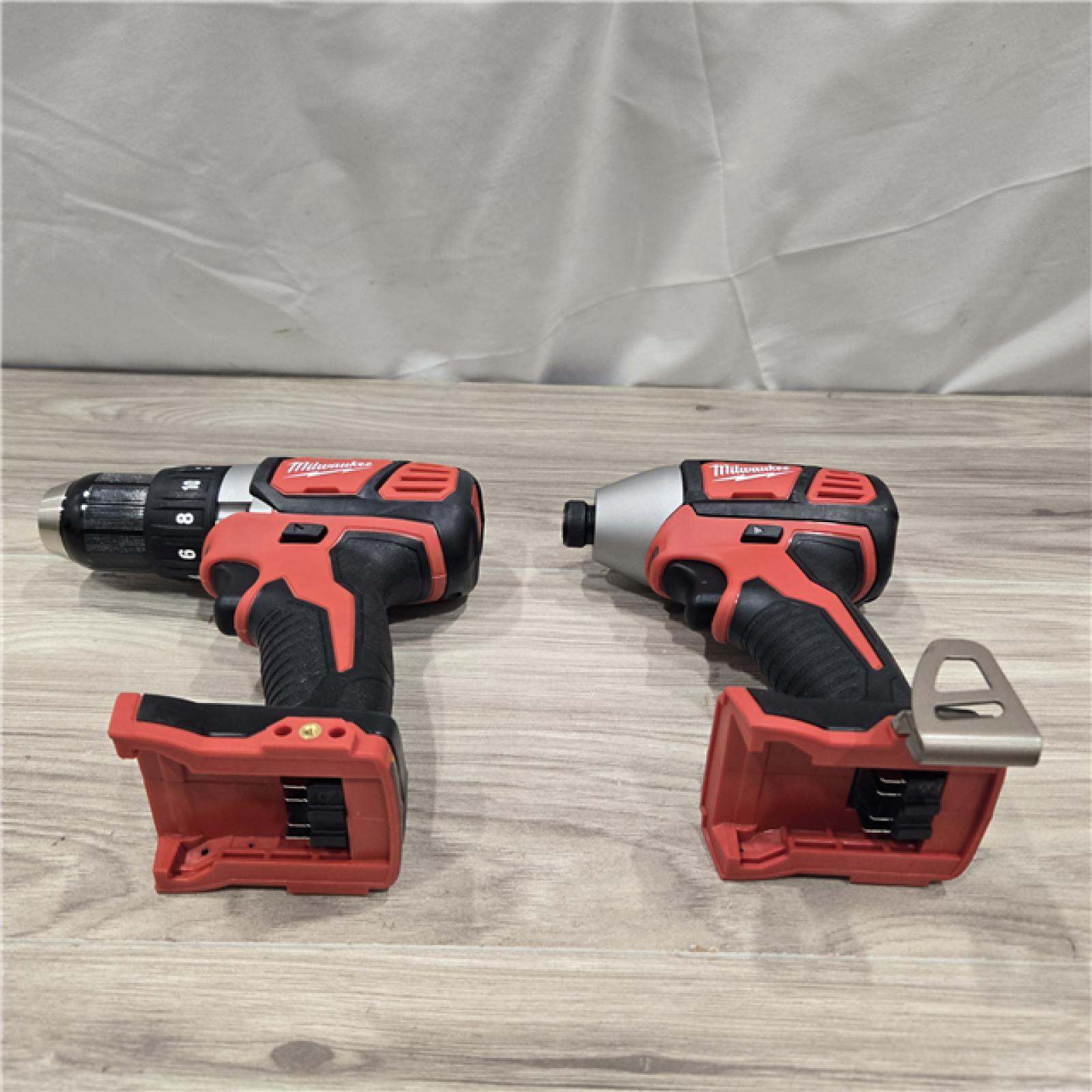 AS-IS Milwaukee 18V Cordless 2-Tool Drill/Driver and Impact Driver Kit