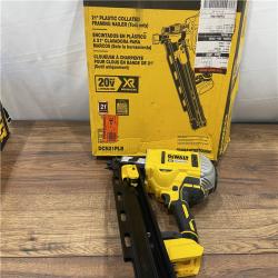 AS-IS- DeWalt DCN21PLB 20V MAX 21-Degree Plastic Collated Framing Nailer (Bare Tool)