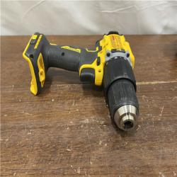 AS-IS DEWALT ATOMIC 20-Volt Lithium-Ion Cordless 1/2 in. Compact Hammer Drill with 3.0Ah Battery, Charger and Bag
